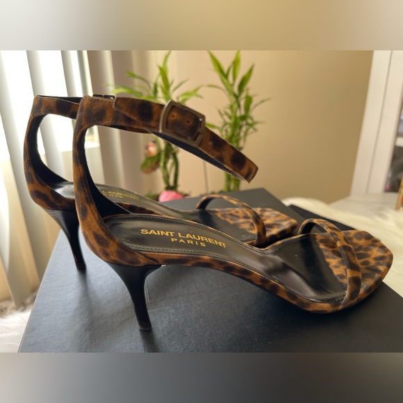 YSL leopard heels sandals - Picture 8 of 13